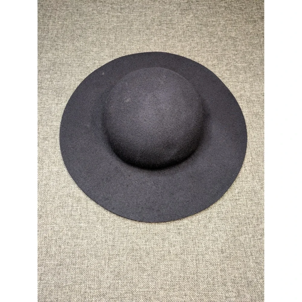 J.Crew 100% Wool Gray Hat Medium / Large Womens Boho Classic Style Floppy Sun
